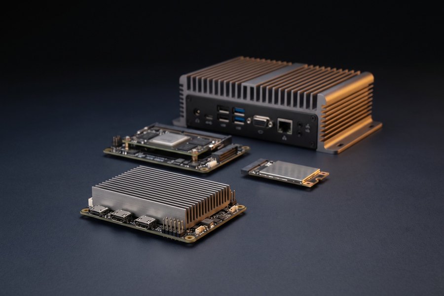 Edge computing and embedded components on display